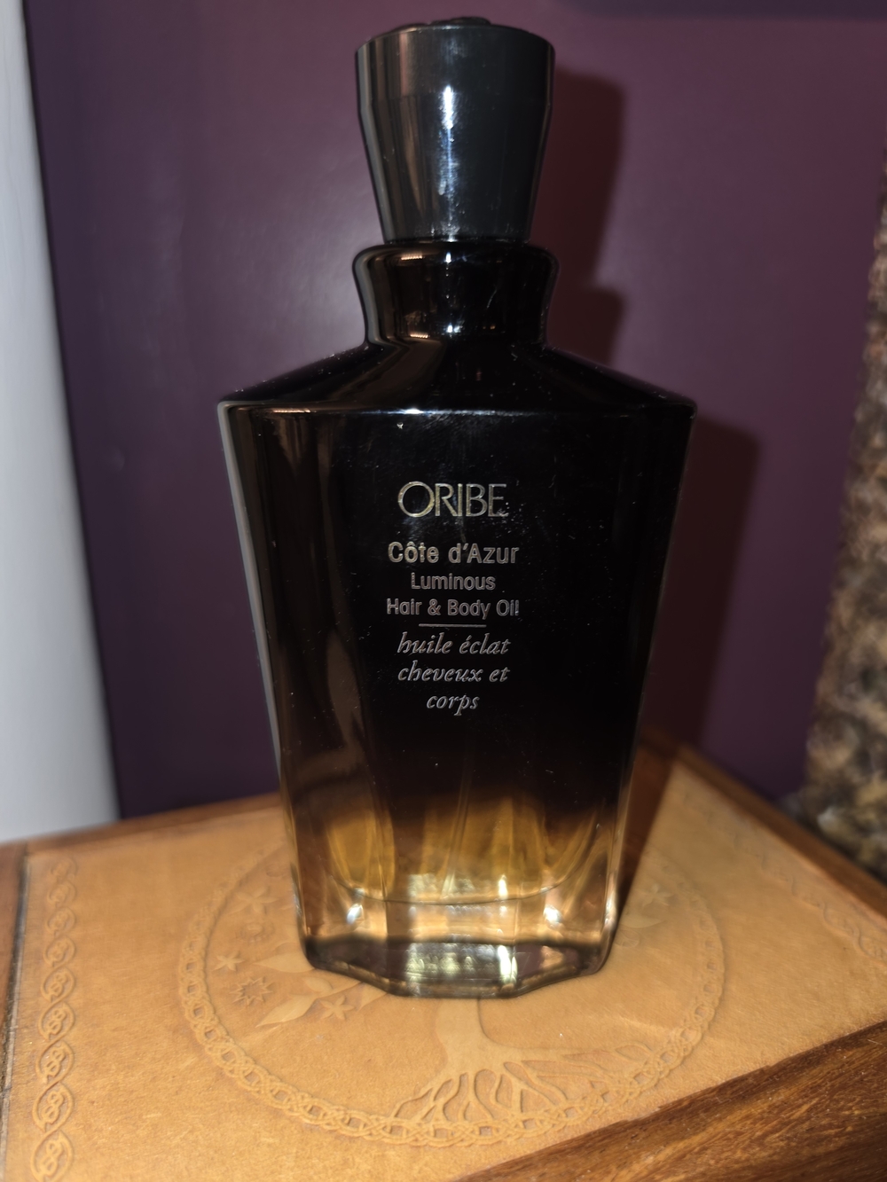 Oribe Luminous Hair & Body Oil — Black and Gold Ombre Bottle Size 3.4 0z